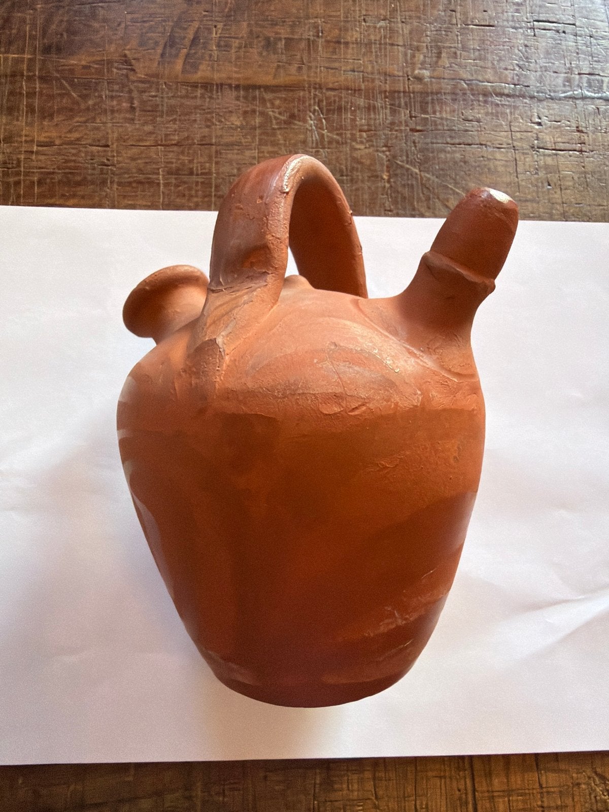 Oude terracotta botijo, Antiek en Kunst, Ophalen of Verzenden