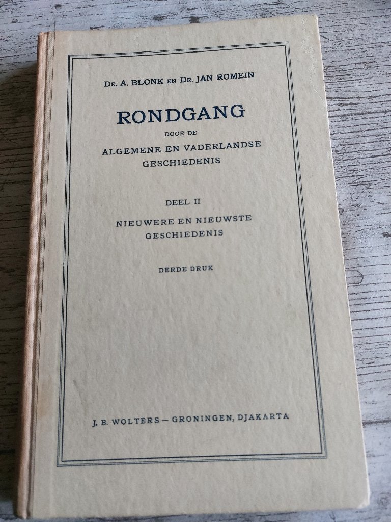 Boek Rondgang uit 1954 - algemene vaderlandse geschiedenis, Boeken, Ophalen, Gelezen