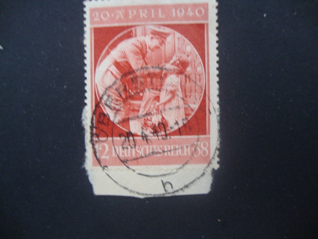 Duitse Rijk Nr. 744 Gestempeld. ( Hitler ), Ophalen of Verzenden, Overige periodes, Gestempeld