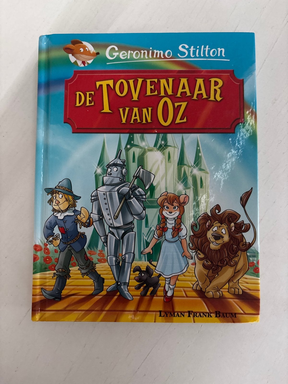 Geronimo Stilton - De Tovenaar van Oz, Ophalen of Verzenden, Zo goed als nieuw, Fictie algemeen