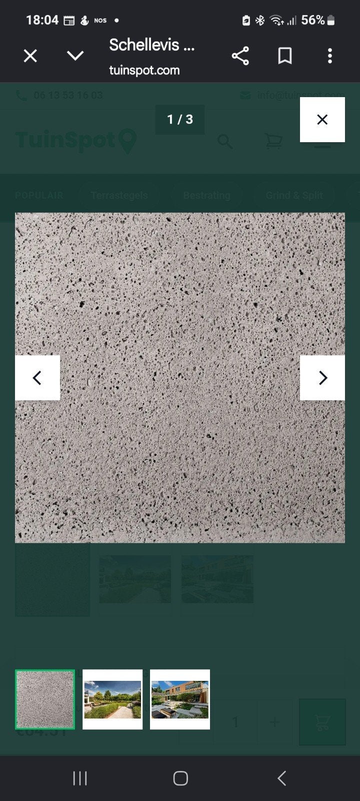 Nieuwe Schellevis tegels 100x100cm - +/- 20 stuks, Nieuw, Ophalen of Verzenden, 10 m² of meer, Beton