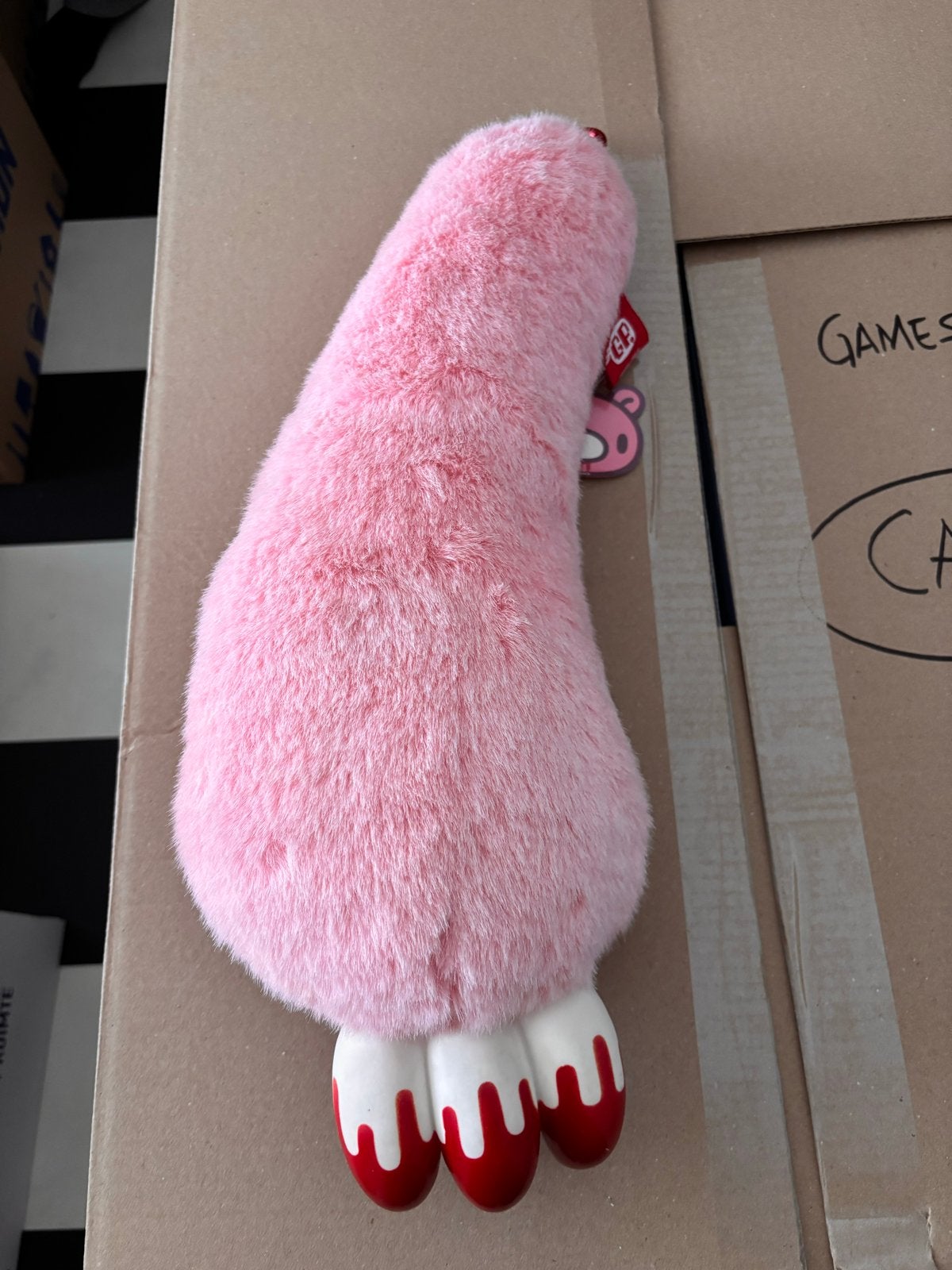 Gloomy Bear knuffel roze met label, Overige merken, Overige karakters, Overige typen, Ophalen of Verzenden