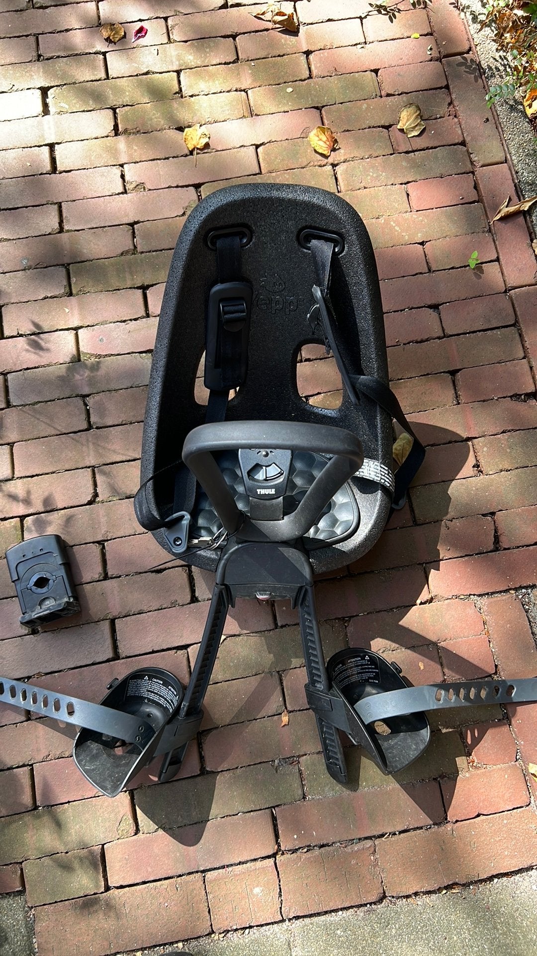 Thule Yepp Next Mini in uitstekende staat - voorop tot 15kg, Ophalen, 0 t/m 18 kg, Voorzitje, Gebruikt