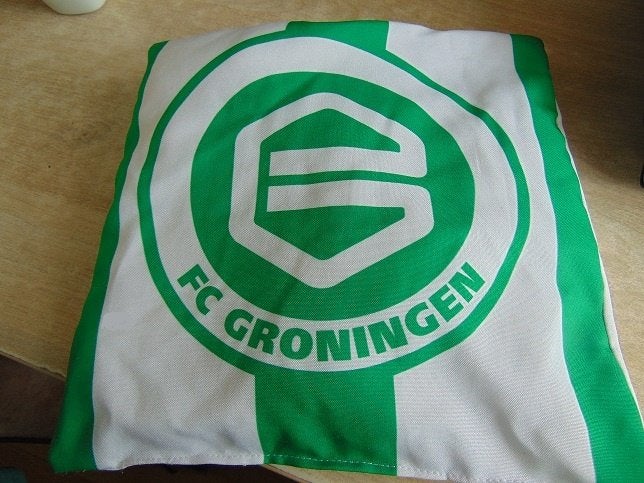 Fc Groningen Stadion Stoelkussen Logo, Ophalen of Verzenden, Nieuw, Overige binnenlandse clubs, Overige typen