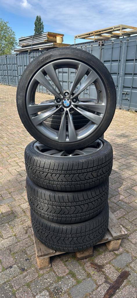 Breedset bmw 5 serie winter+losse zomer banden, Ophalen