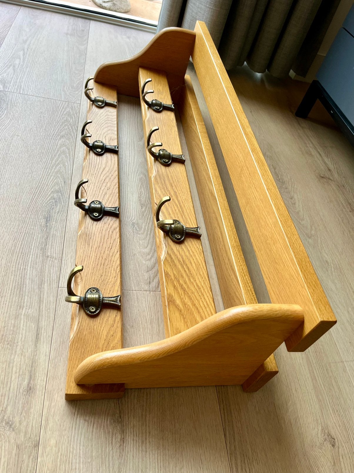 Mooie kapstok 85 cm, Zo goed als nieuw, Minder dan 100 cm, Hout, Ophalen