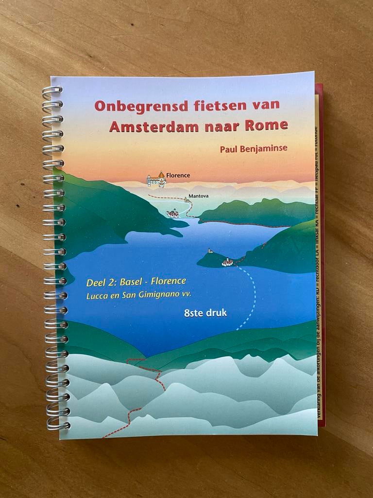 Onbegrensd fietsen naar Rome deel 2 - Paul Benjaminse nieuw, Boeken, Reisgidsen, Nieuw, Fiets- of Wandelgids, Europa, Overige merken