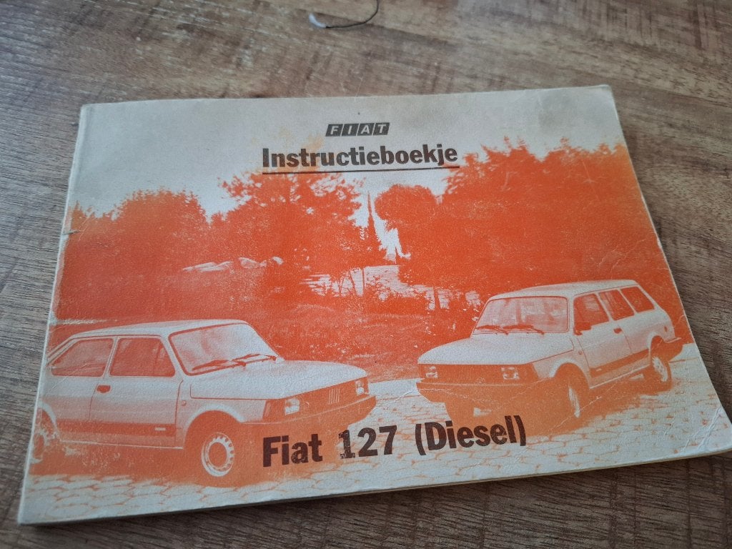 Instructieboekje Fiat 127       alle types, Ophalen of Verzenden