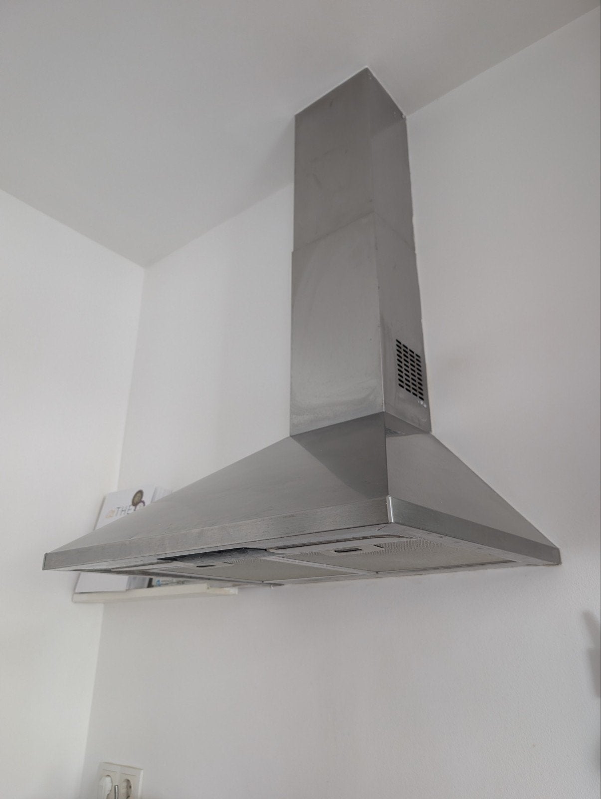 IKEA-WH H00-400 S Wandschouwkap - extractor hood, Ophalen, Gebruikt, Wandschouwkap, Vrijstaand