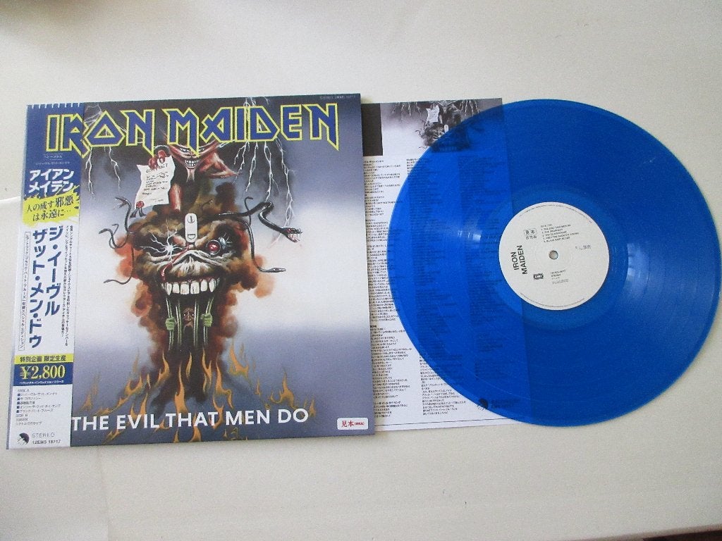 Iron Maiden LP The Evil That Men do, LP, Verzenden, Colored vinyl, 12 inch