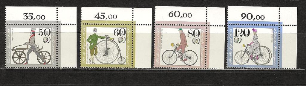 BRD 1242-1245 postfris hoekzegels, Postzegels en Munten, Ophalen of Verzenden, BRD, Postfris