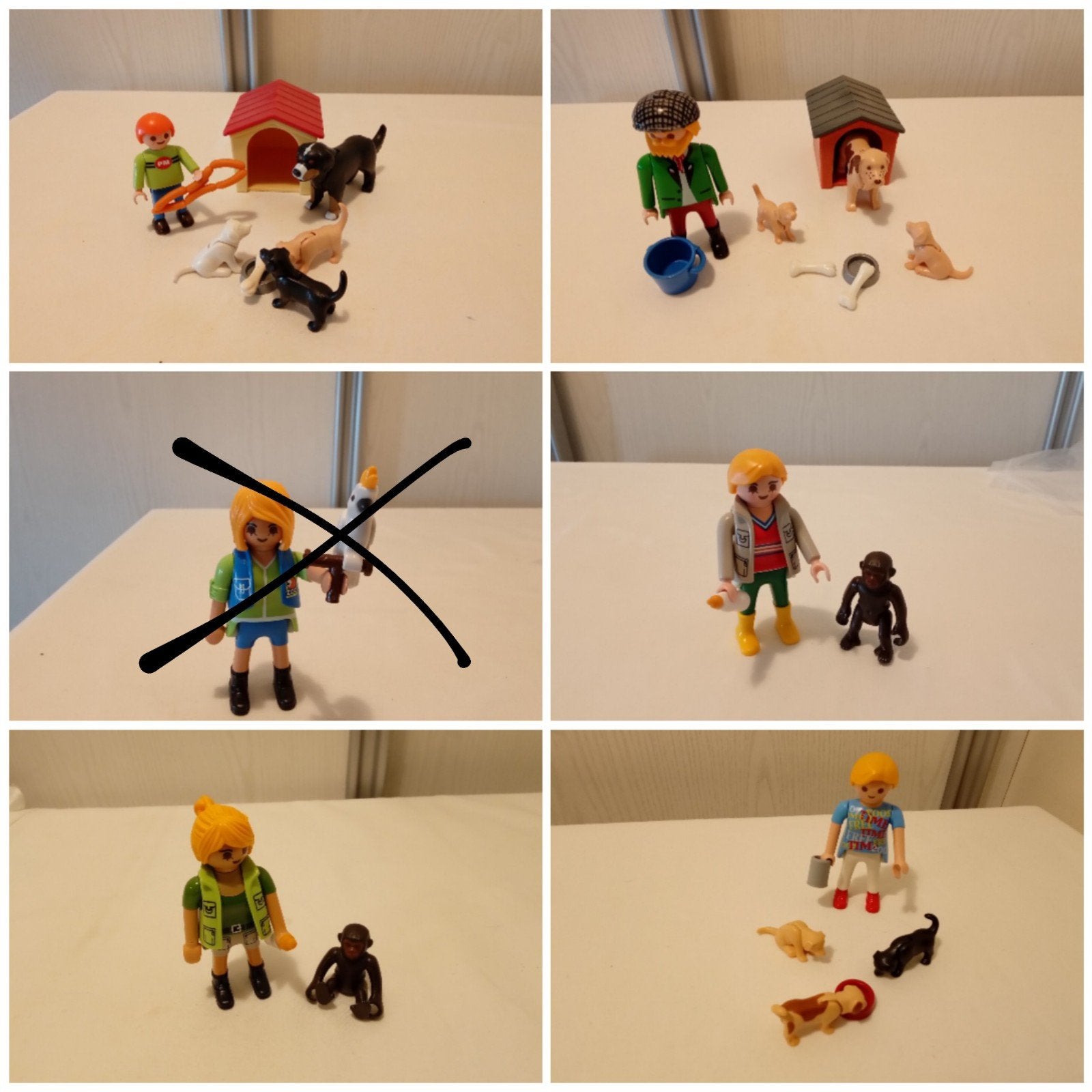 Playmobil diverse dieren sets, aap, hond, Ophalen of Verzenden, Zo goed als nieuw