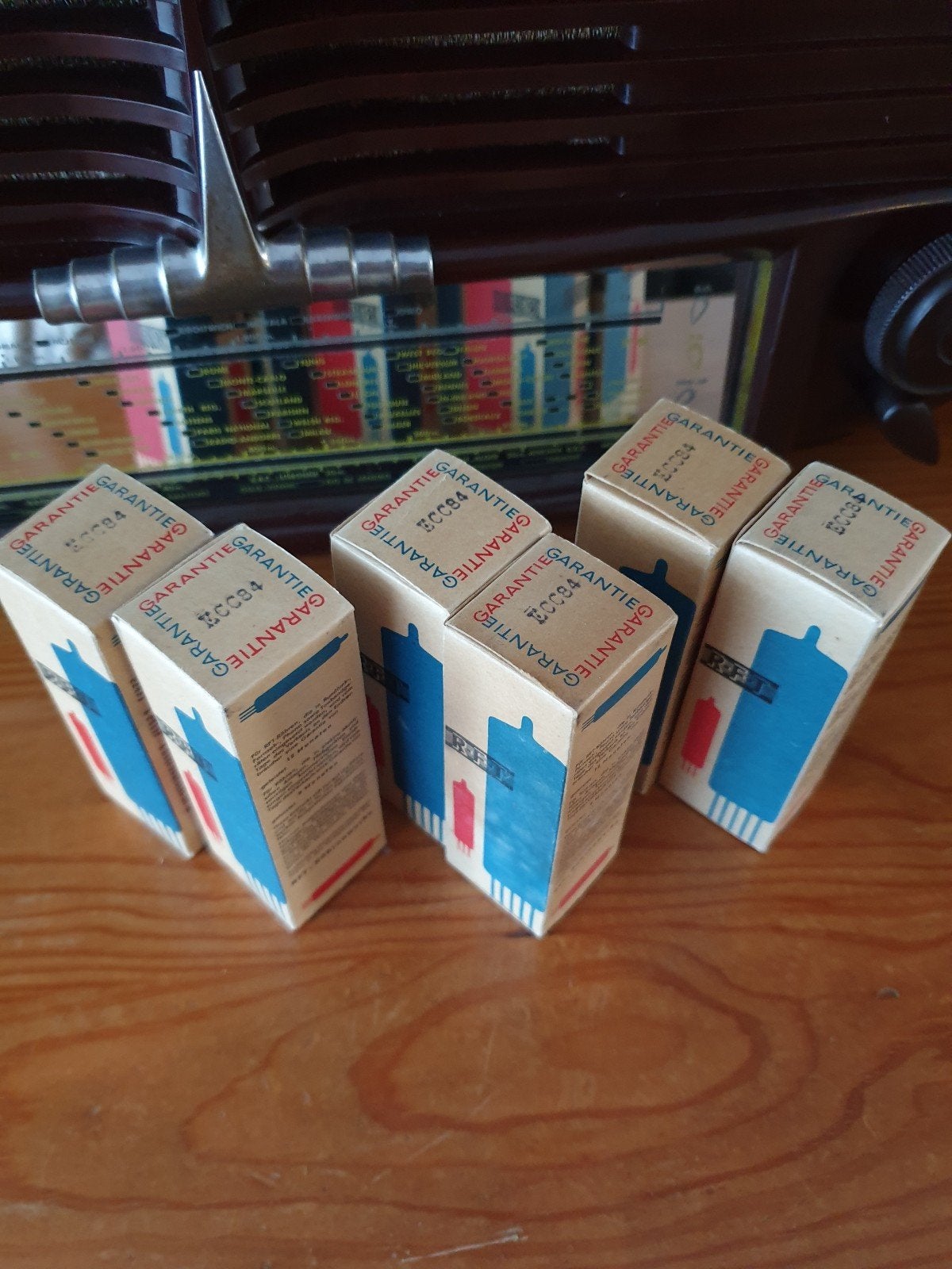6x ECC84 buizen nieuw in doos, RFT, getest, Ophalen of Verzenden