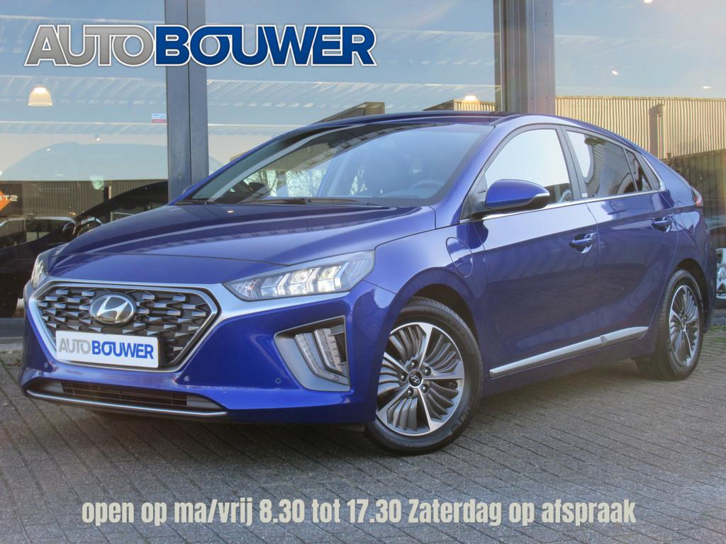 Hyundai IONIQ 1.6 GDi PHEV Plug In Premium 1e eigen | dealer, Gebruikt, 750 kg, Blauw, Adaptive Cruise Control