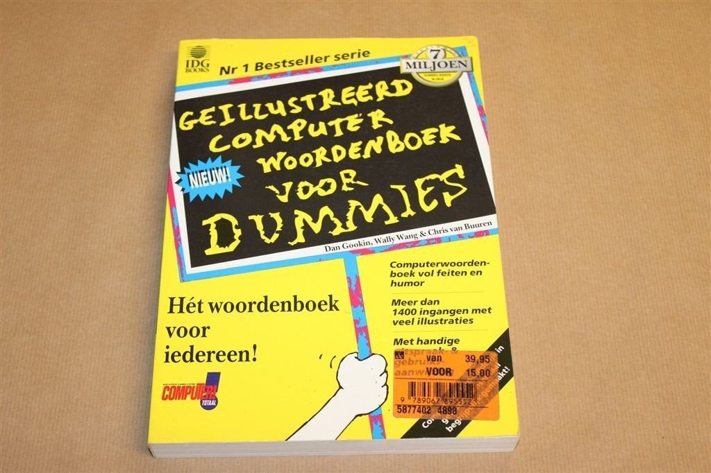 Computerwoordenboek voor Dummies —Vintage Geïllustreerd 1994, Ophalen of Verzenden, Gelezen, Internet of Webdesign