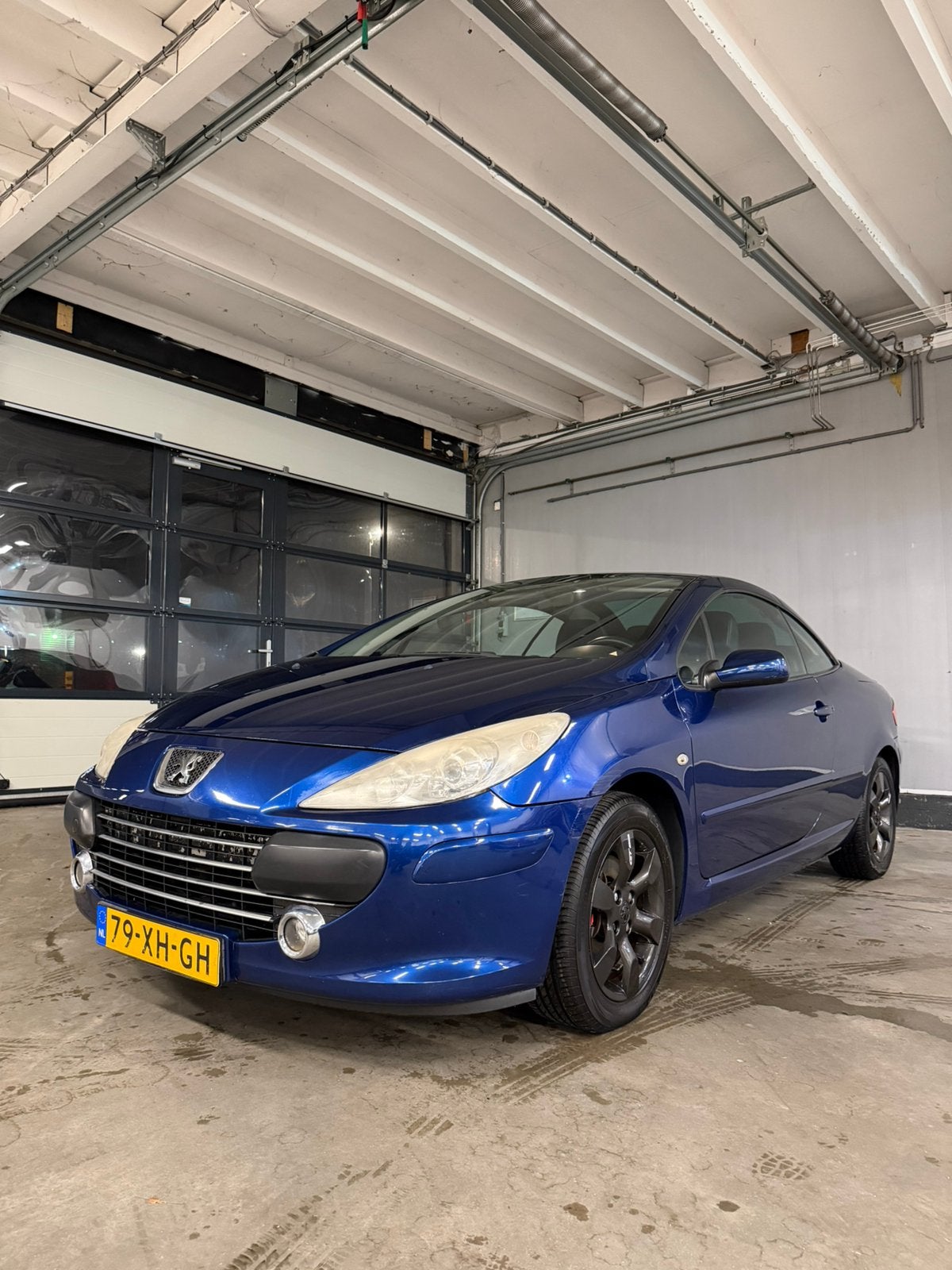Peugeot 307 2.0 16V CC 2007 Blauw, Auto's, Voorwielaandrijving, 4 cilinders, Cabriolet, Origineel Nederlands