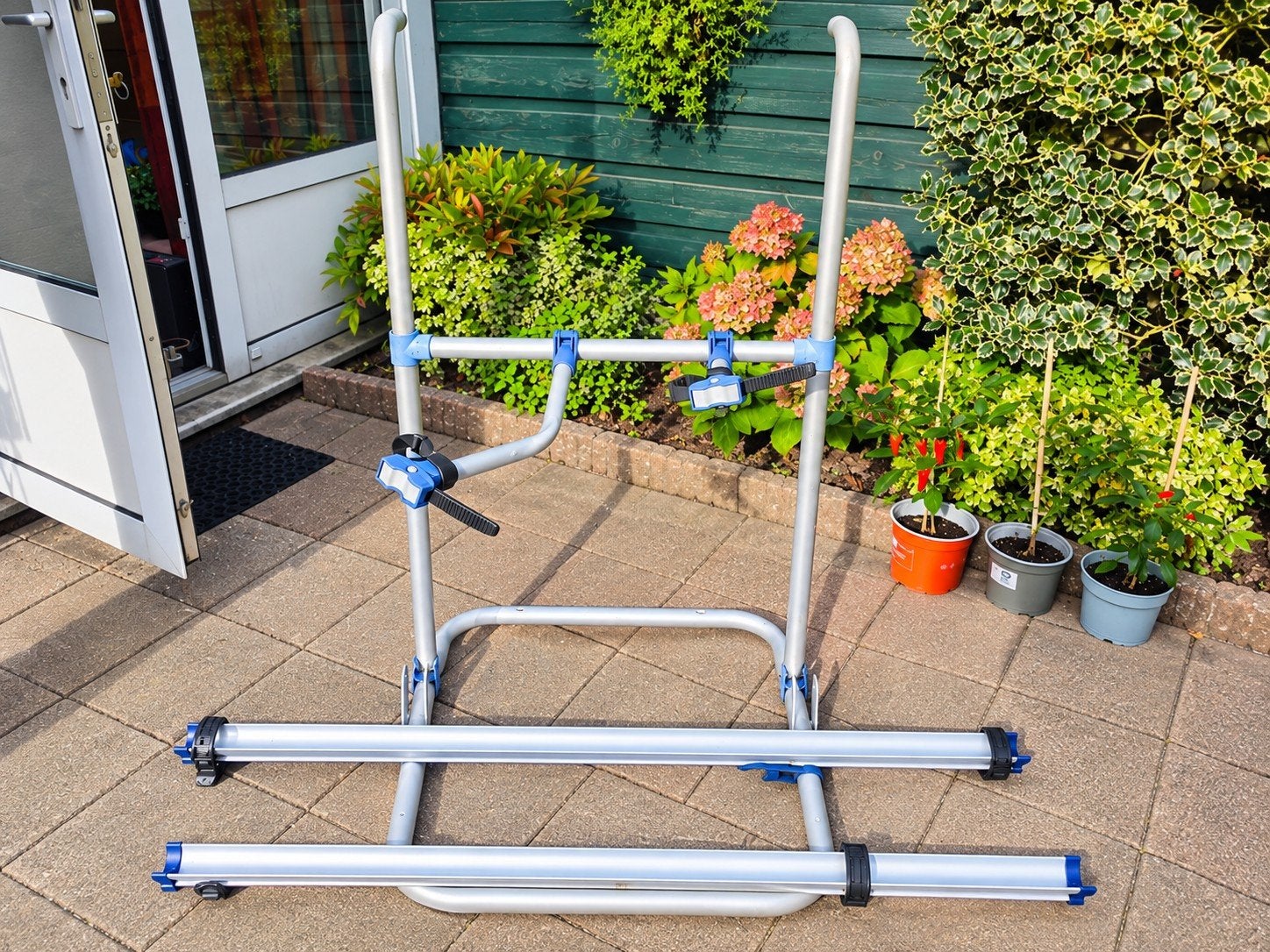Omni-Bike Plus caravan fietsendrager voor 2 fietsen, Ophalen, Gebruikt