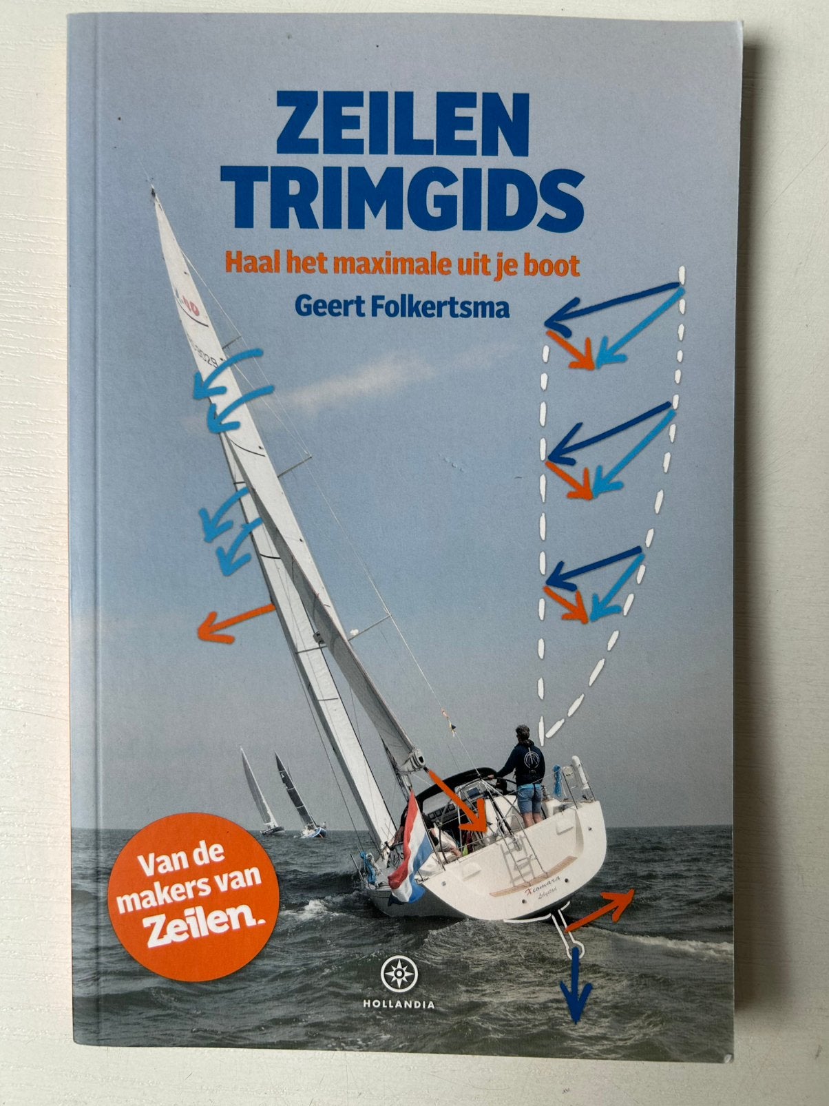 Geert Folkertsma - Zeilen trimgids, Ophalen of Verzenden, Gelezen, Geert Folkertsma