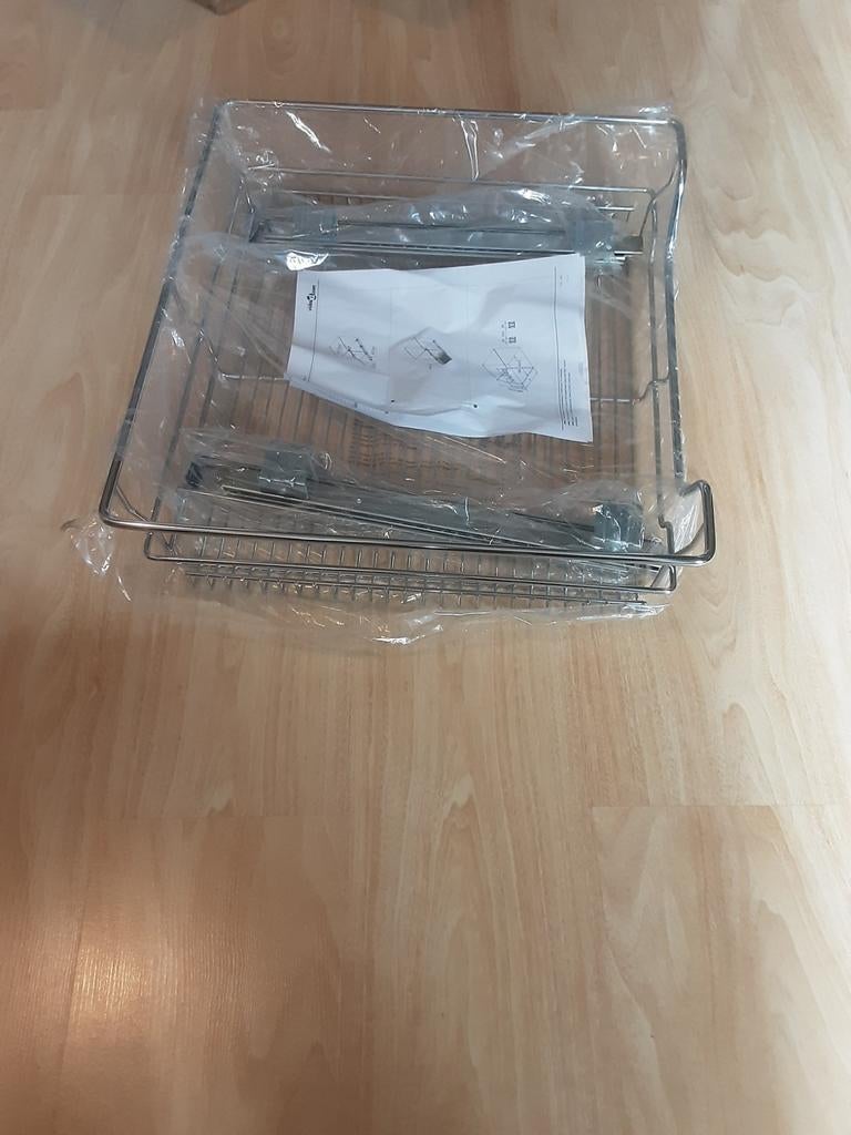 Uittrekbare draadmand voor kast 60 cm, Ophalen of Verzenden, 25 tot 50 cm, 50 tot 100 cm, Minder dan 100 cm