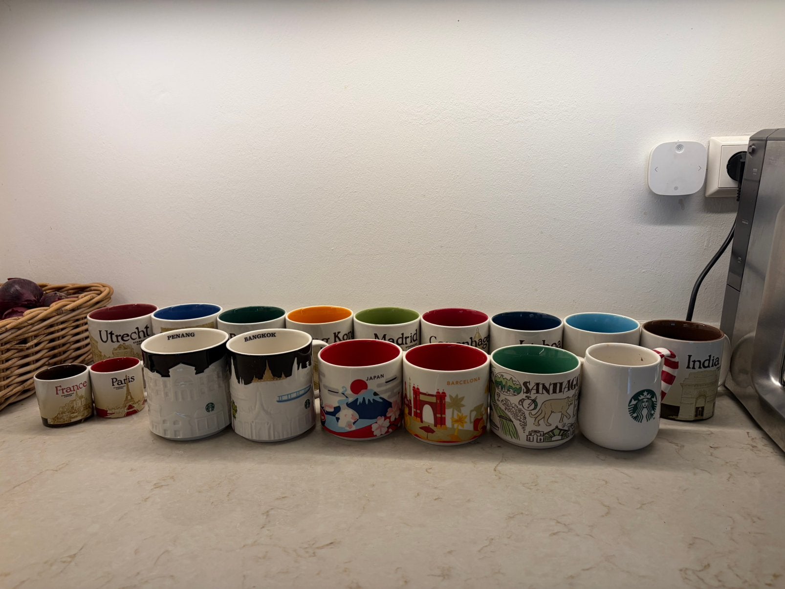 Starbucks mokken, Ophalen of Verzenden, Zo goed als nieuw, Overige stijlen, Kop(pen) en/of Schotel(s)