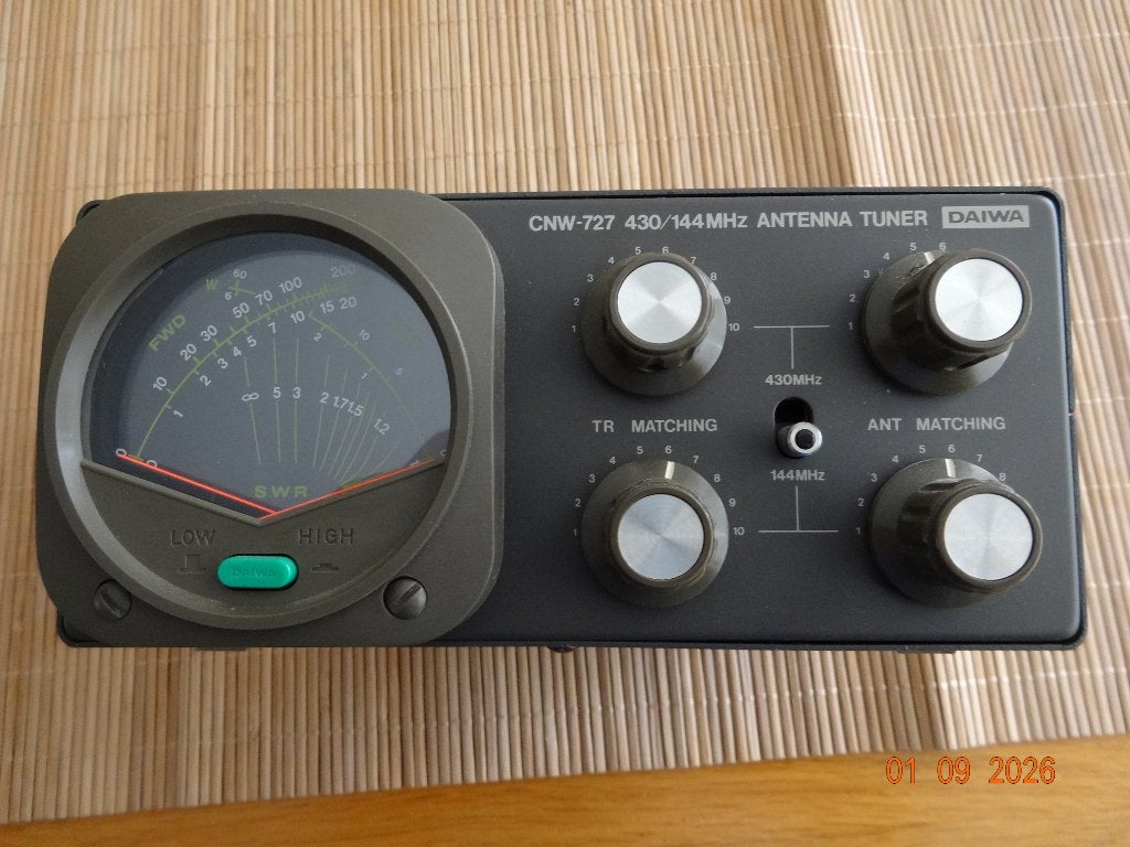 Daiwa CNW-727 Antenne Tuner 144/430, Telecommunicatie, Ophalen, Gebruikt