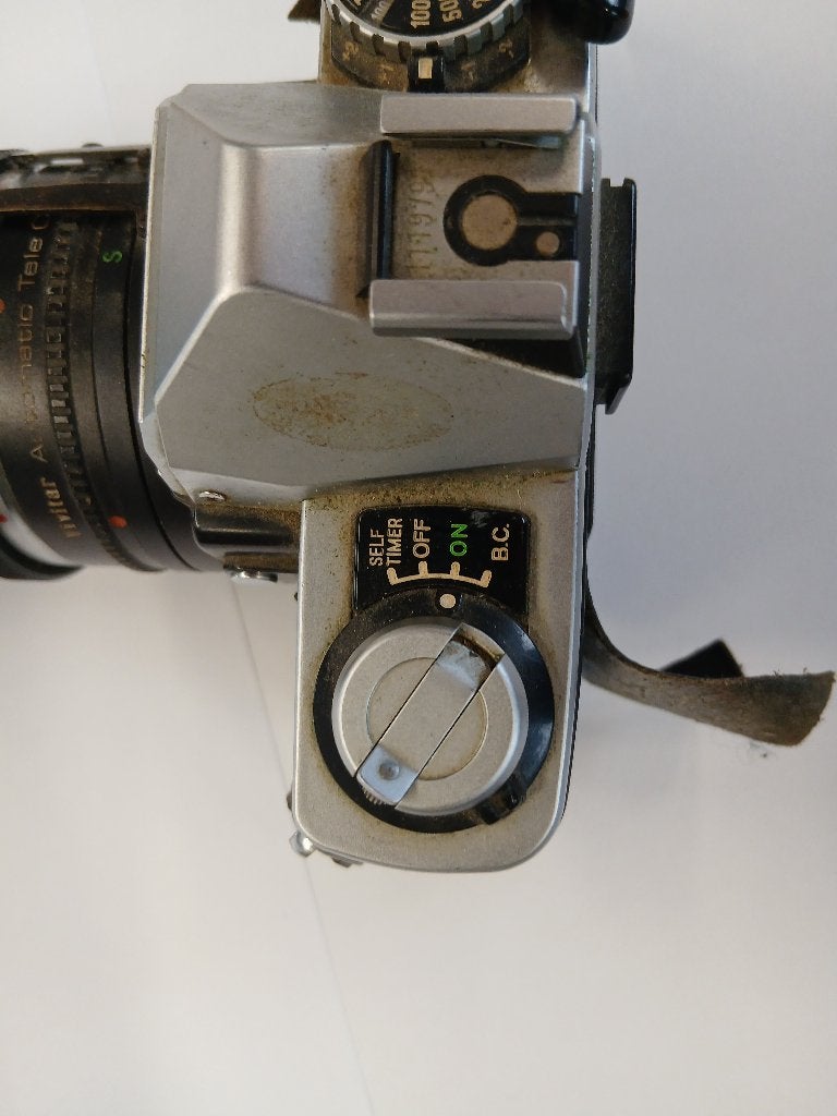 Minolta XG2 Spiegelreflexcamera met CumbeX 80-200mm lens, Ophalen of Verzenden, Gebruikt, Spiegelreflex, Minolta
