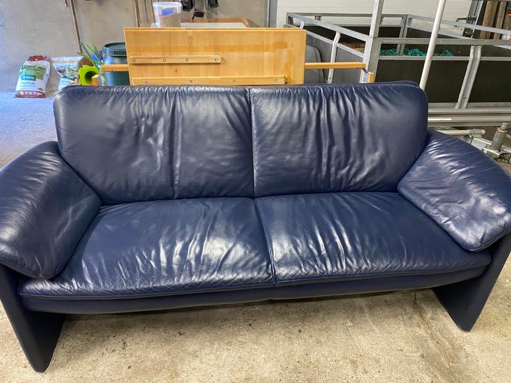 Leolux leren bank, Ophalen, Gebruikt, 150 cm of meer, Leer