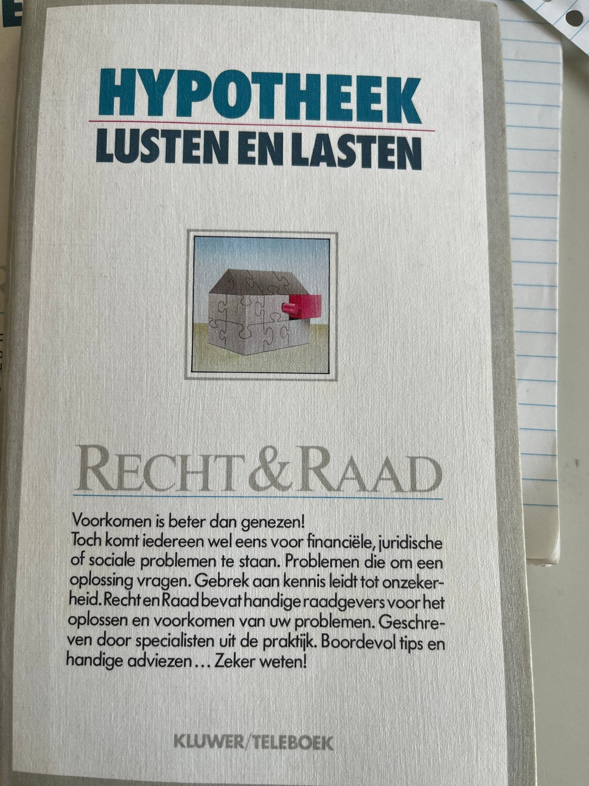 Hypotheek: Lusten en Lasten - Recht & Raad, Ophalen of Verzenden, Gelezen, Nederland