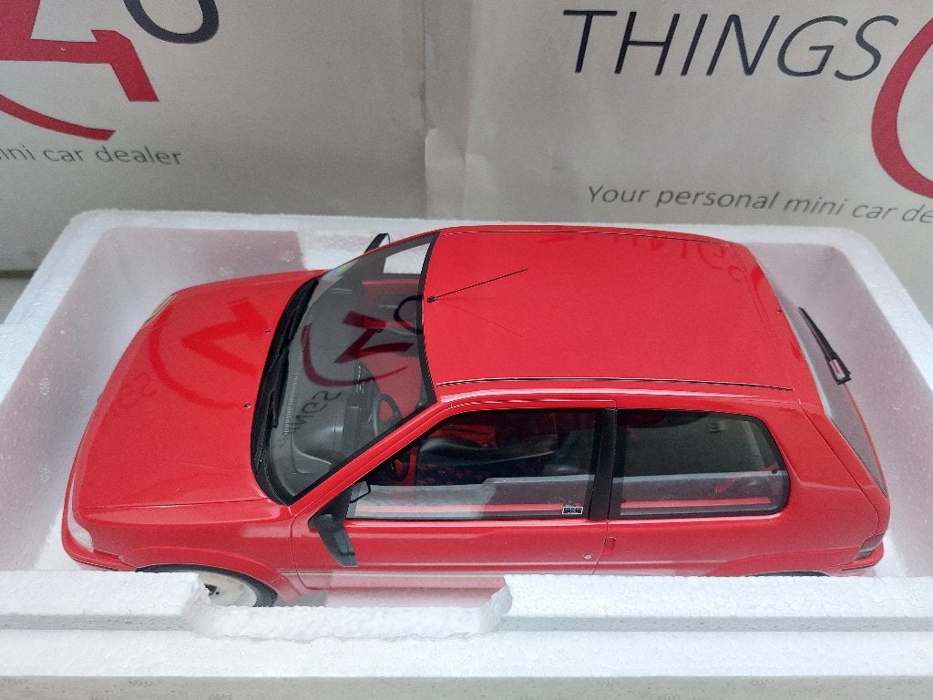 Ottomobile 1:12 Peugeot 106 PH.1 Rally rood P0KB 1993, Ophalen of Verzenden, Nieuw, 1:9 t/m 1:12, Auto
