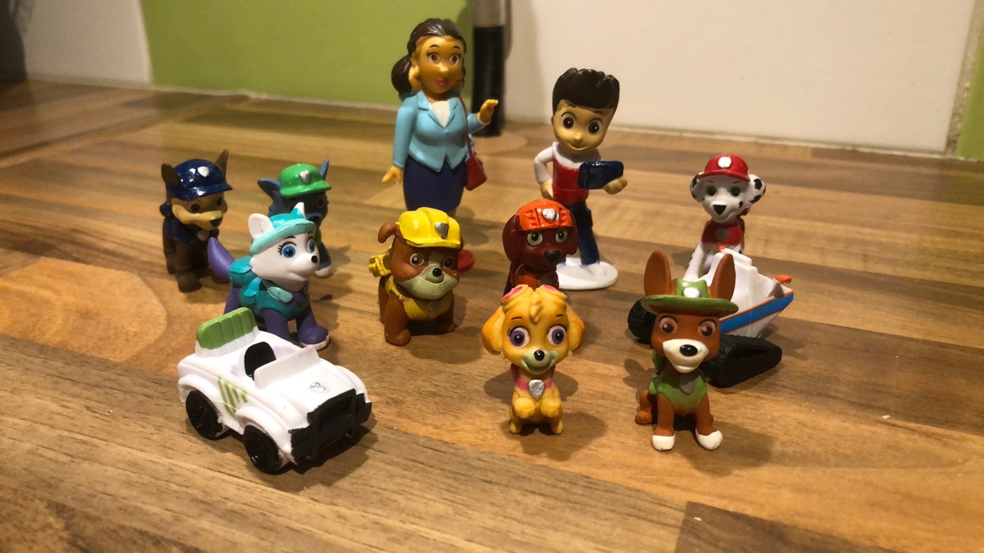 Paw Patrol speelfiguren - Decoratie of als speelgoed, Ophalen of Verzenden, Gebruikt