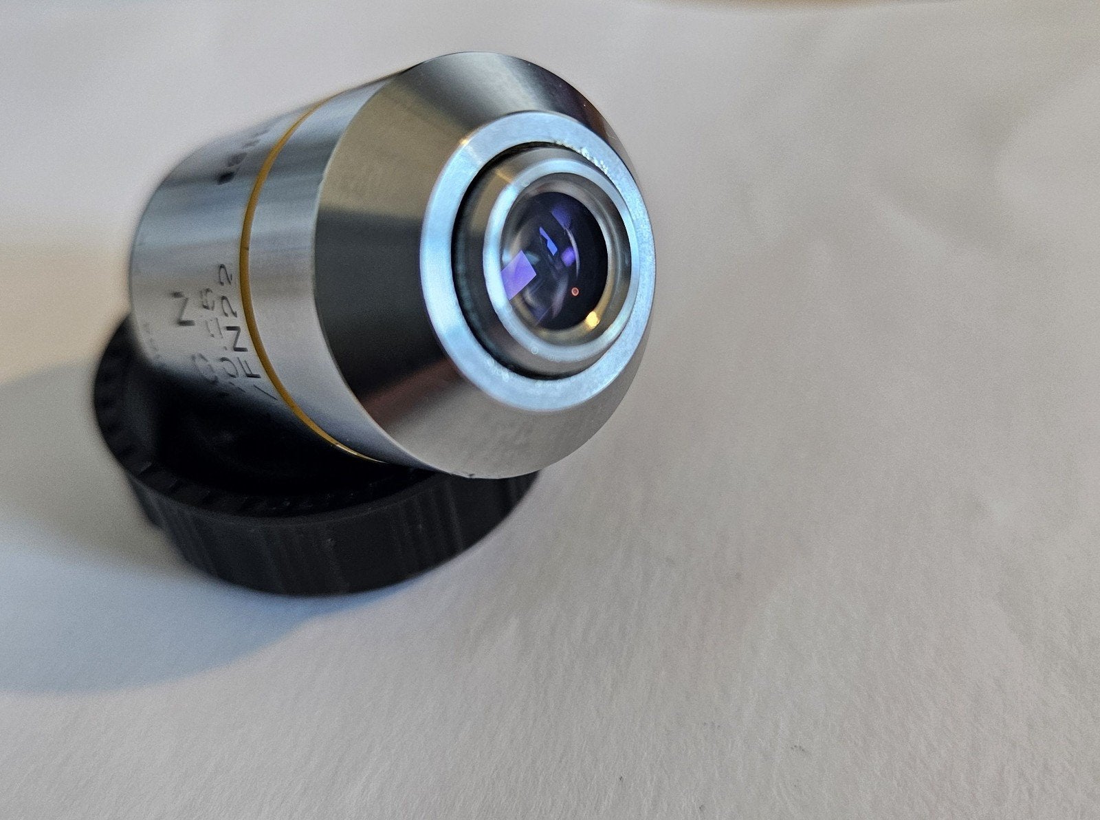Olympus Plan CN 10x/0.25 Microscoop Objectief, Ophalen of Verzenden, Gebruikt, Minder dan 400x