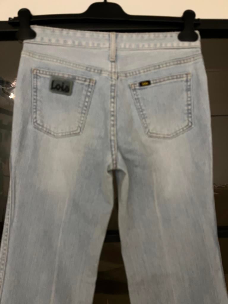 LOIS jeans wijde pijp licht blauw in maat 26/34, Ophalen of Verzenden, Zo goed als nieuw, Blauw, W27 (confectie 34) of kleiner