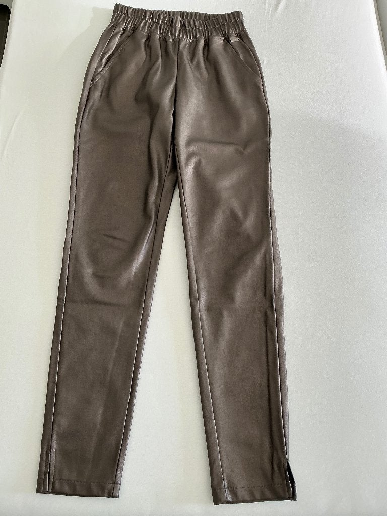 Leren broek, merk Ambition , maat L, Maat 38/40 (M), Bruin, Ambition, Ophalen of Verzenden
