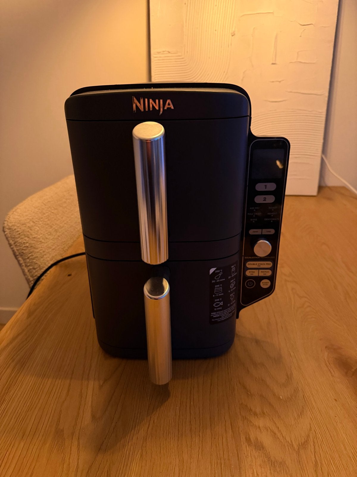 Ninja Foodi Dual Zone Airfryer AF300EU - Zo goed als nieuw, Ophalen, Zo goed als nieuw, Airfryer, 1500 gram of meer