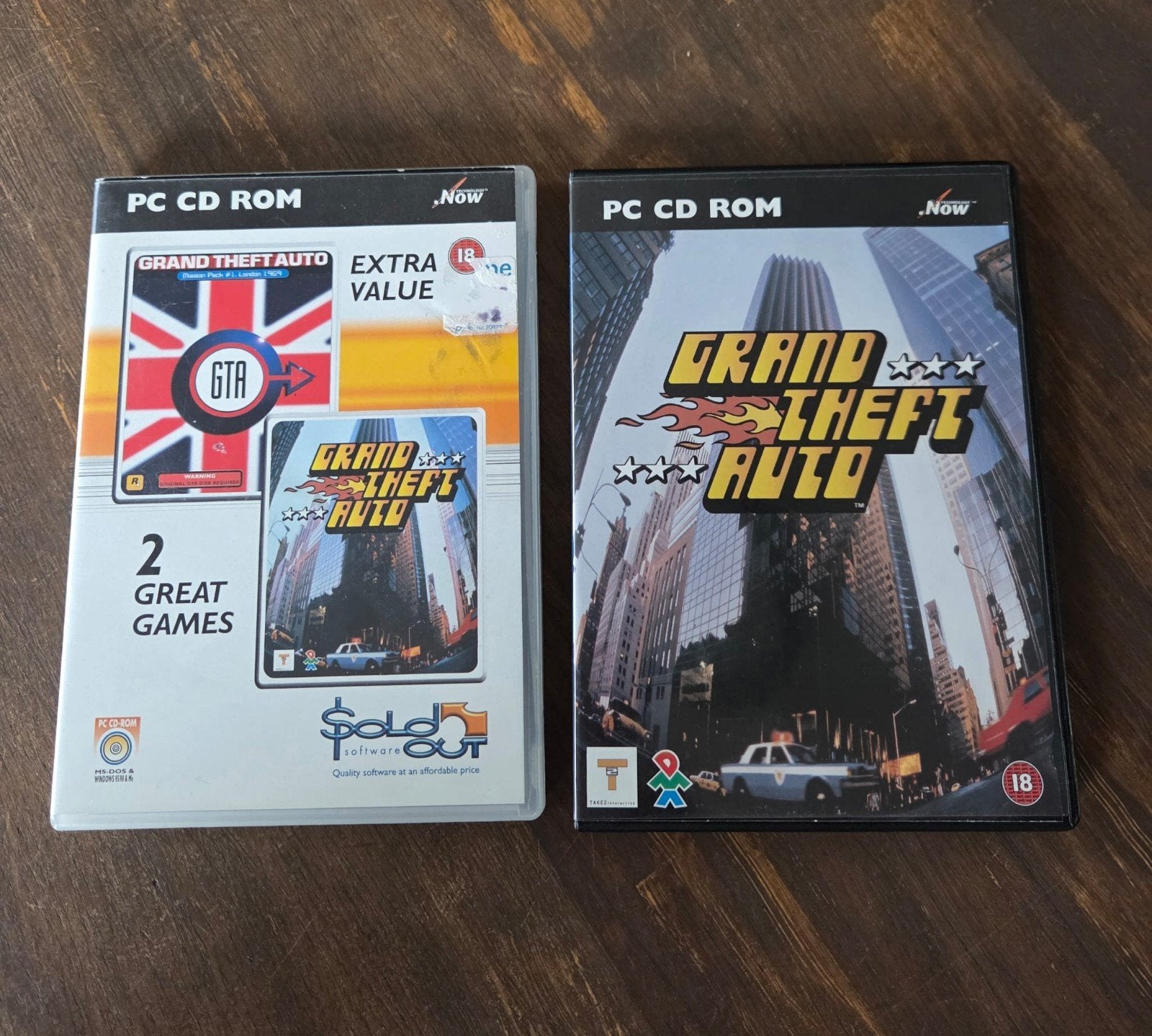 GTA 1 + GTA London 1969 (PC CD-ROM) – Sold Out Retro Bundel, Spelcomputers en Games, 1 speler, Ophalen of Verzenden, Gebruikt