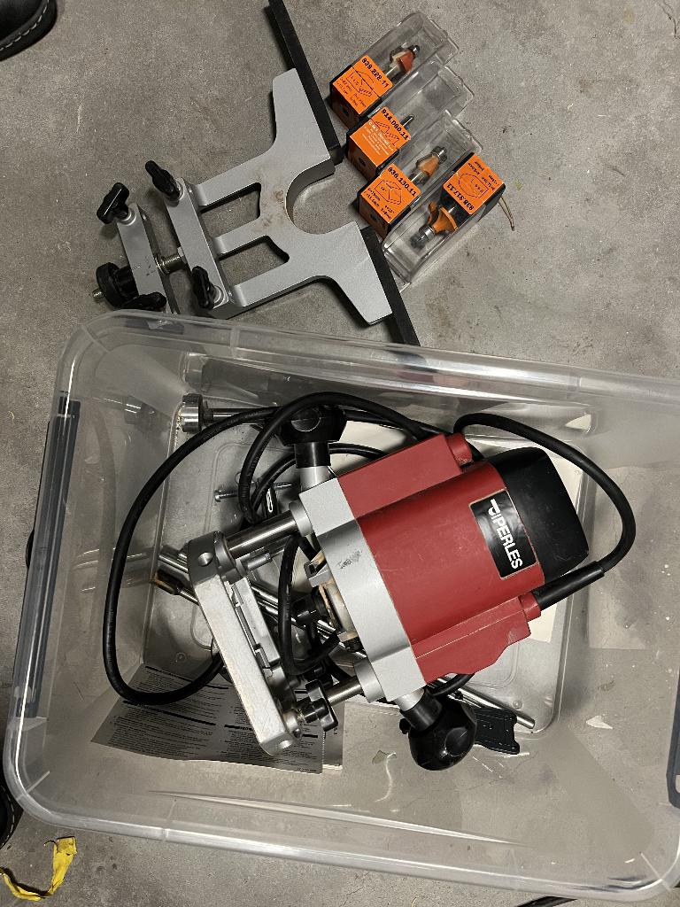 Bovenfrees Perless, Doe-het-zelf en Verbouw, Gereedschap | Freesmachines, Ophalen of Verzenden, Zo goed als nieuw, Elektrisch
