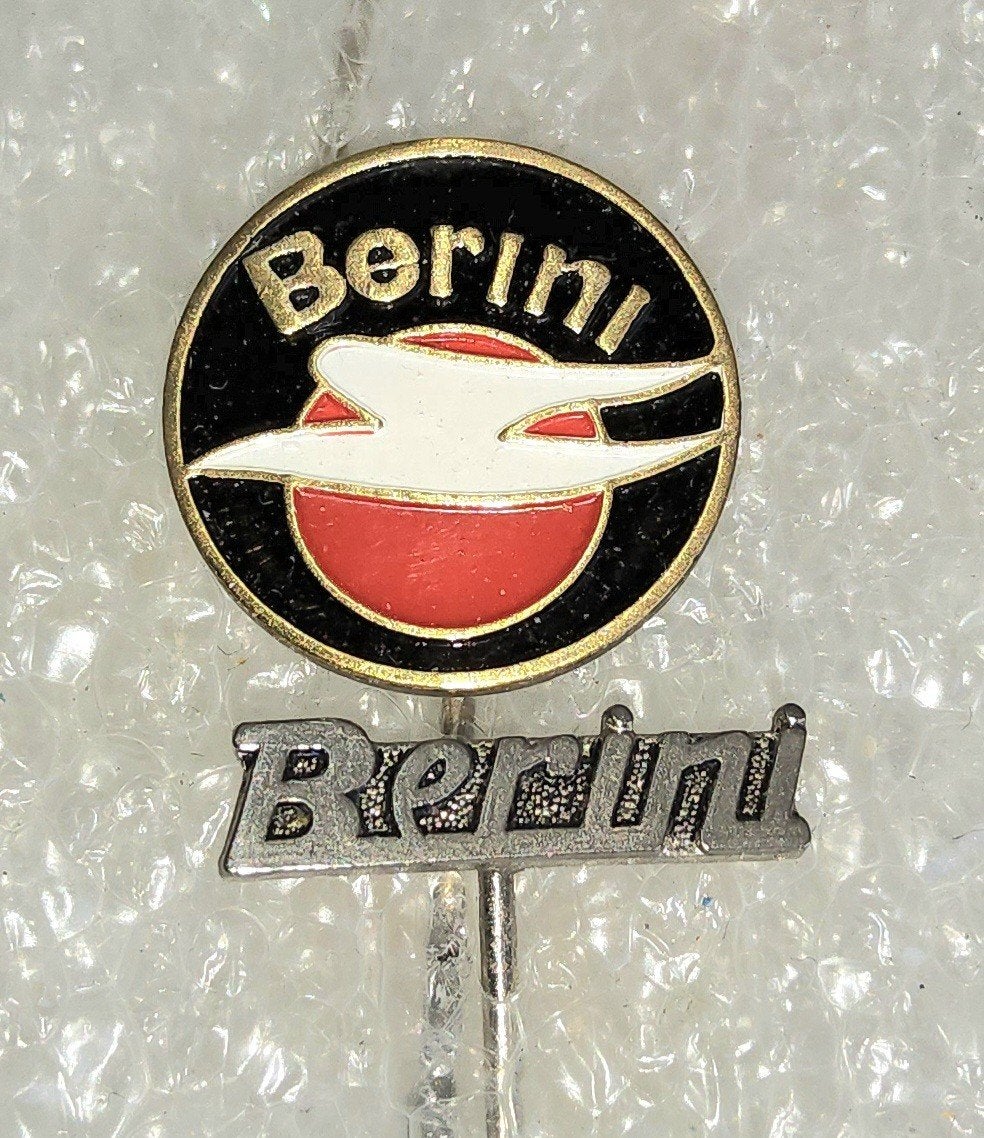 2 Berini Bromfietsen Speldjes, Verzamelen, Ophalen of Verzenden, Gebruikt, Merk, Speldje of Pin