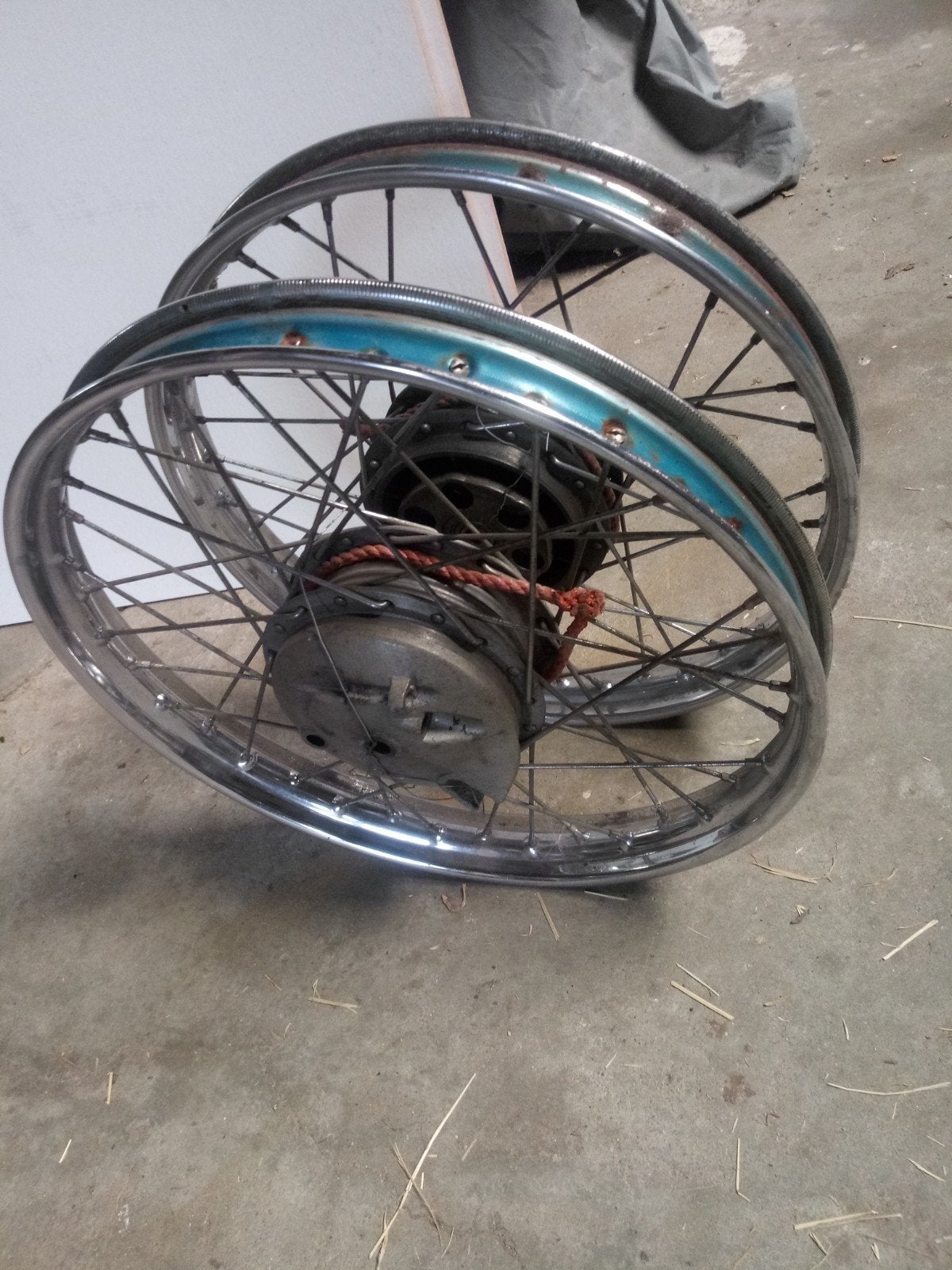 te koop...originele.zundapp wielen, Ophalen, Gebruikt, Overige typen