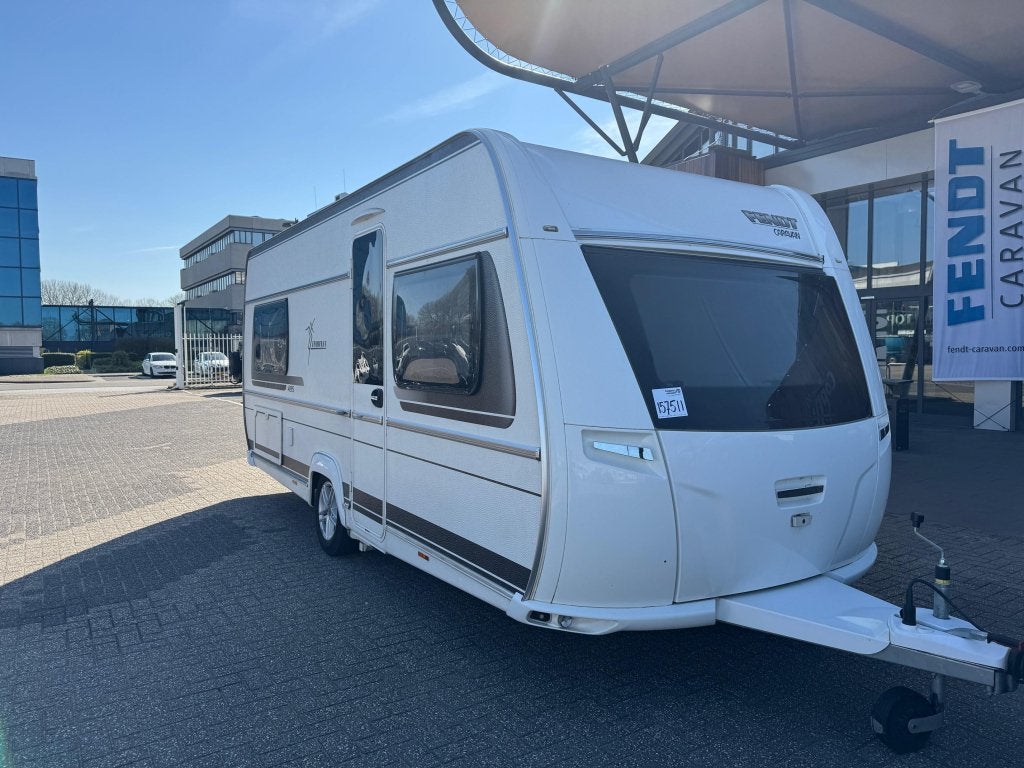 Fendt Tendenza 495 SFR 2019 MOVER + AIRCO!!!, Caravans en Kamperen, Standaardzit, Overige typen, Schokbreker, Bedrijf