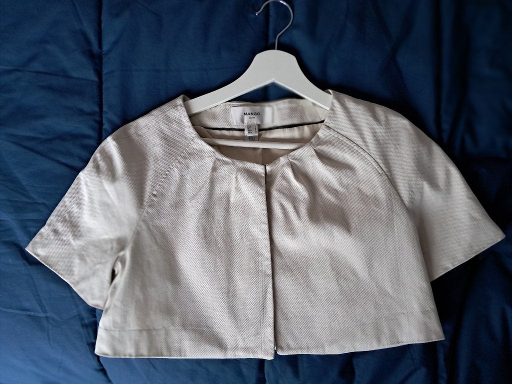 Bolero maat L Mango korte mouw,, Maat 38/40 (M), Ophalen of Verzenden, Zo goed als nieuw, Korte mouw