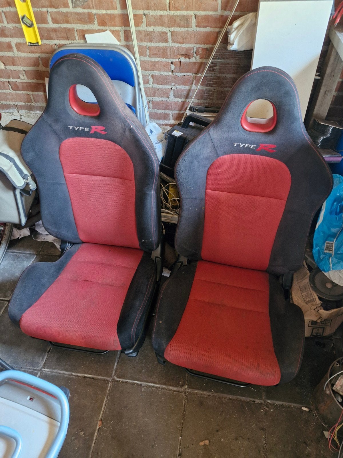 Honda civic ep3 type r facelift stoelen, Ophalen, Gebruikt, Honda
