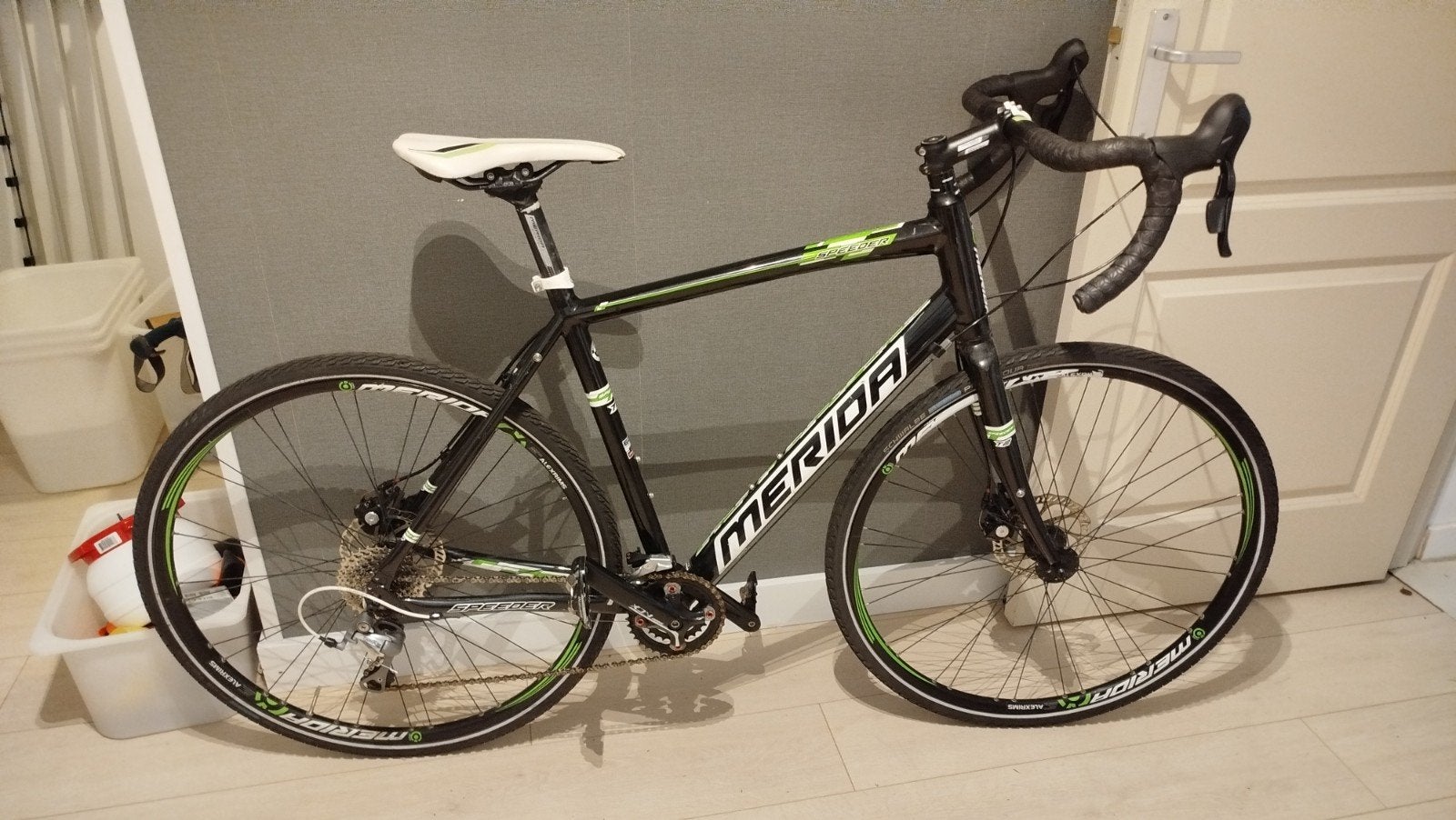 Merida speeder gravelbike tiagra schijfremmen, Fietsen en Brommers, Fietsen | Racefietsen, Gebruikt, Heren, Overige merken, 15 tot 20 versnellingen