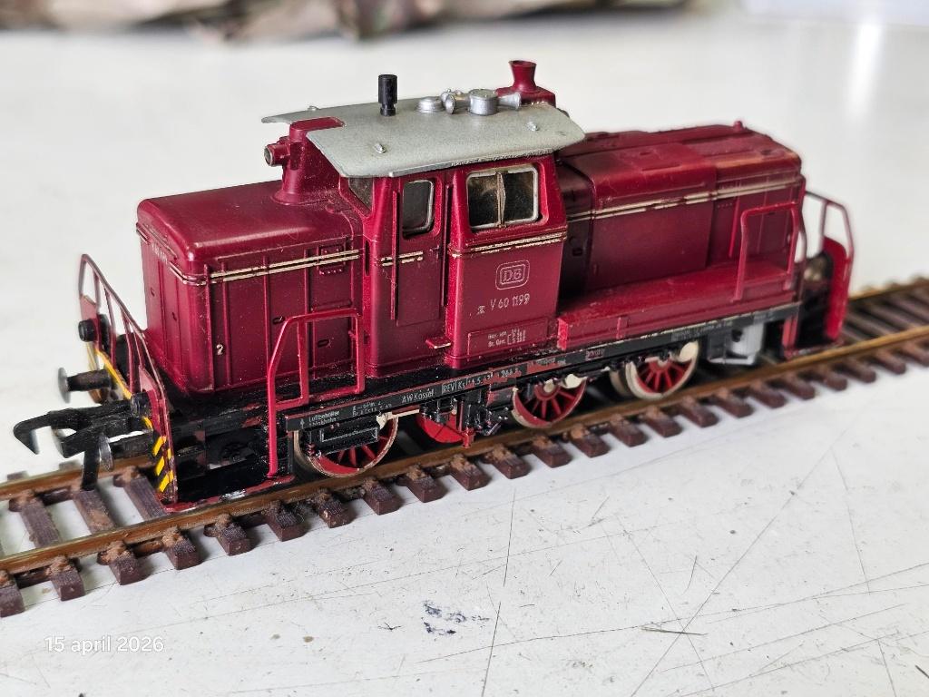 Modeltrein lokomotief Fleischmann 4226, V60 diesel, Hobby en Vrije tijd, Modeltreinen | H0, Gebruikt, Fleischmann, Ophalen of Verzenden