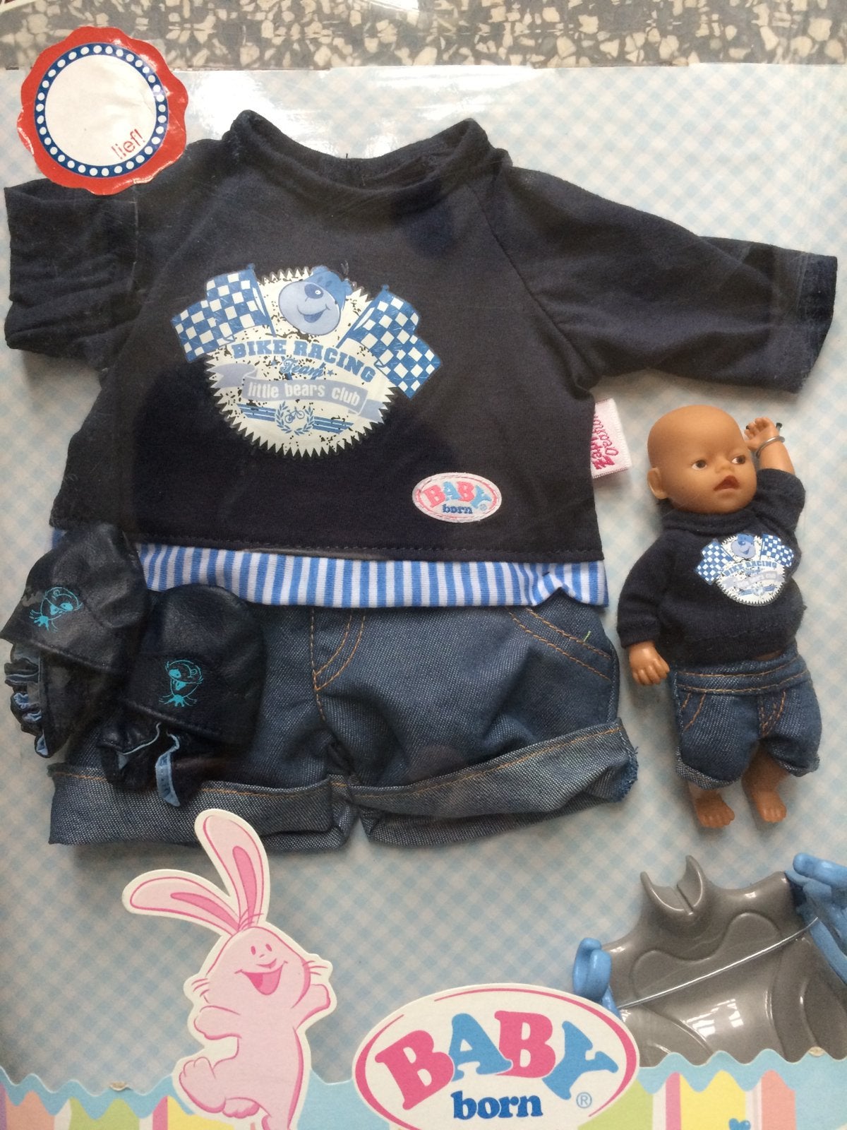 Baby born fietssetje nieuw, Kinderen en Baby's, Speelgoed | Poppen, Ophalen of Verzenden, Nieuw, Babypop