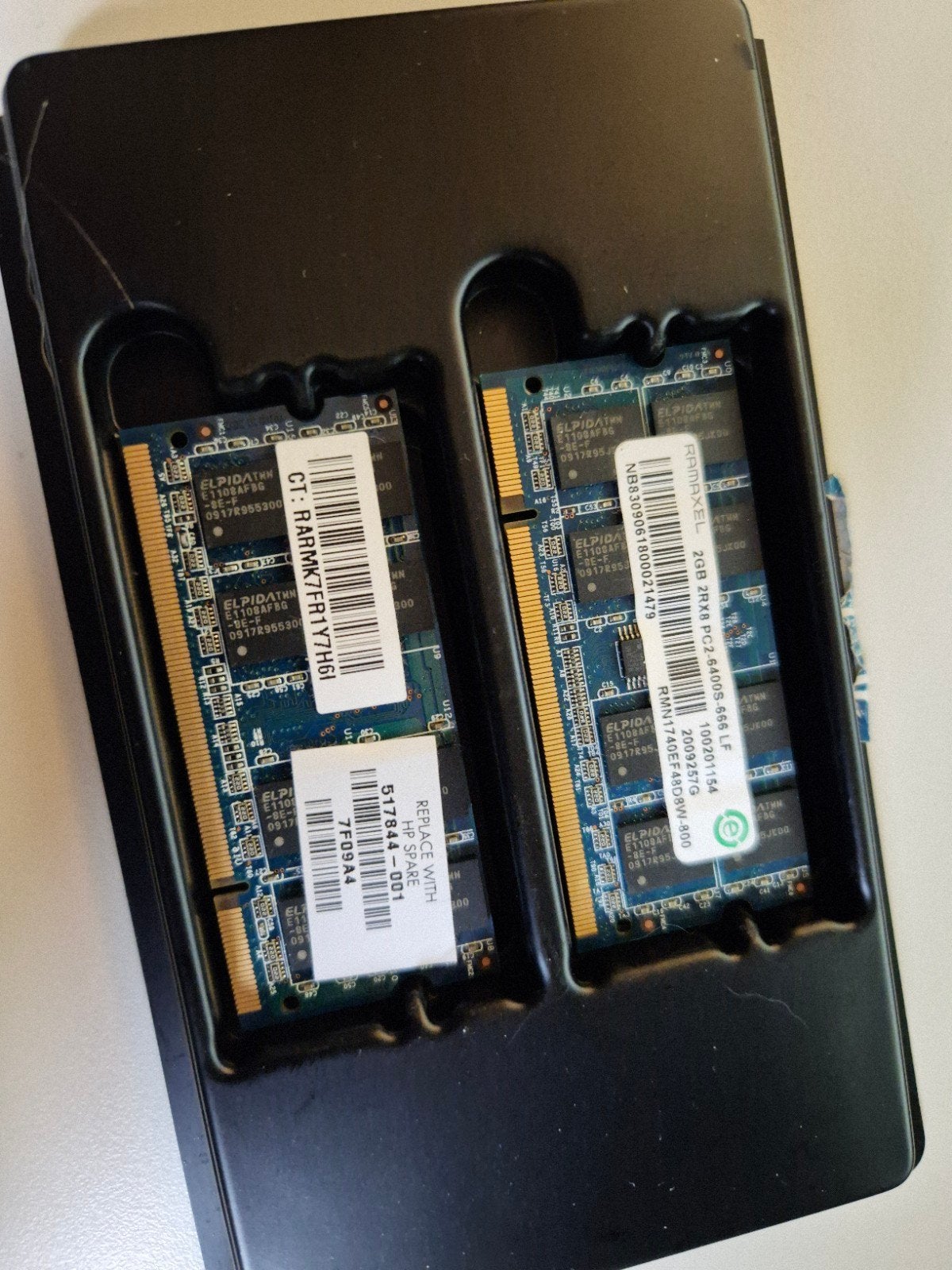 RAM geheugen 2x2GB DDR2 voor laptop, Computers en Software, Ophalen of Verzenden, Zo goed als nieuw, DDR2, Laptop