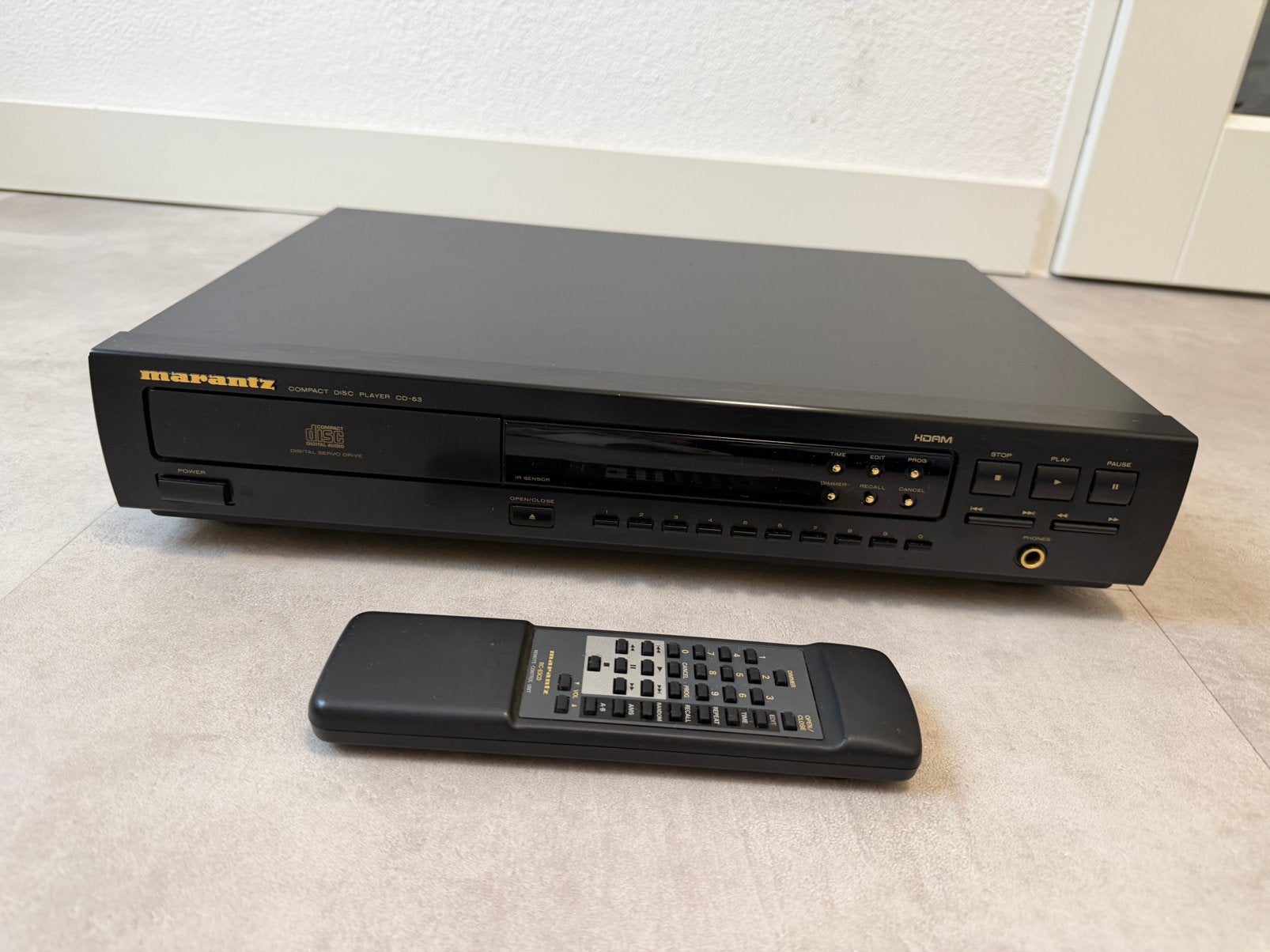 Marantz CD-63 Compact Disc Speler met Afstandsbediening, Audio, Tv en Foto, Cd-spelers, Ophalen of Verzenden, Gebruikt, Marantz
