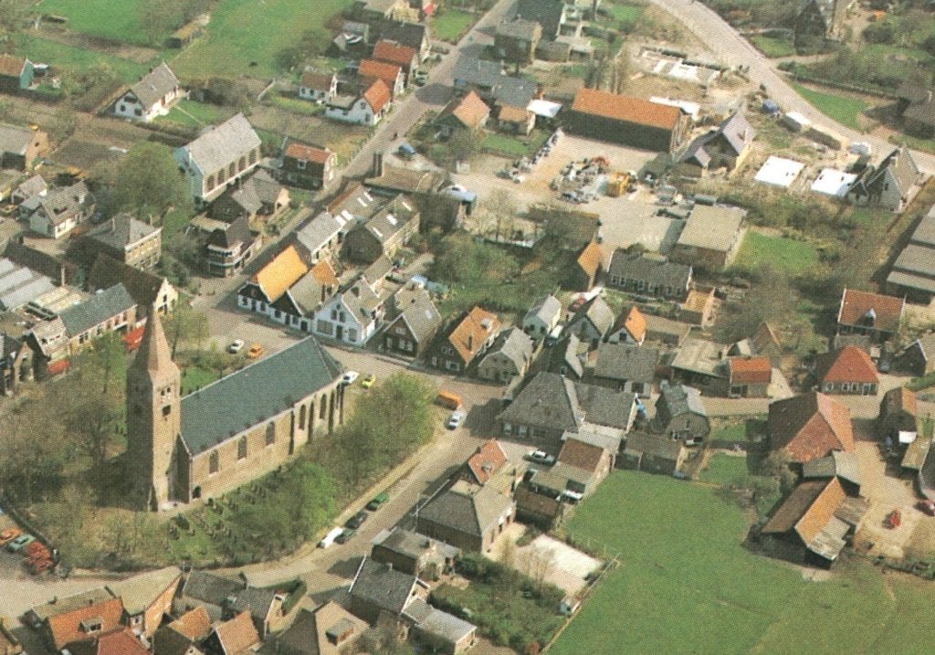 41637 Hippolytushoef NH Luchtfoto Nette kaart Onbeschreven, Ophalen of Verzenden, 1960 tot 1980, Ongelopen, Noord-Holland