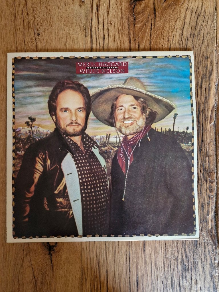 Merle Haggard & Willie Nelson - Poncho & Lefty LP, Cd's en Dvd's, LP, Gebruikt, Ophalen of Verzenden, 12 inch