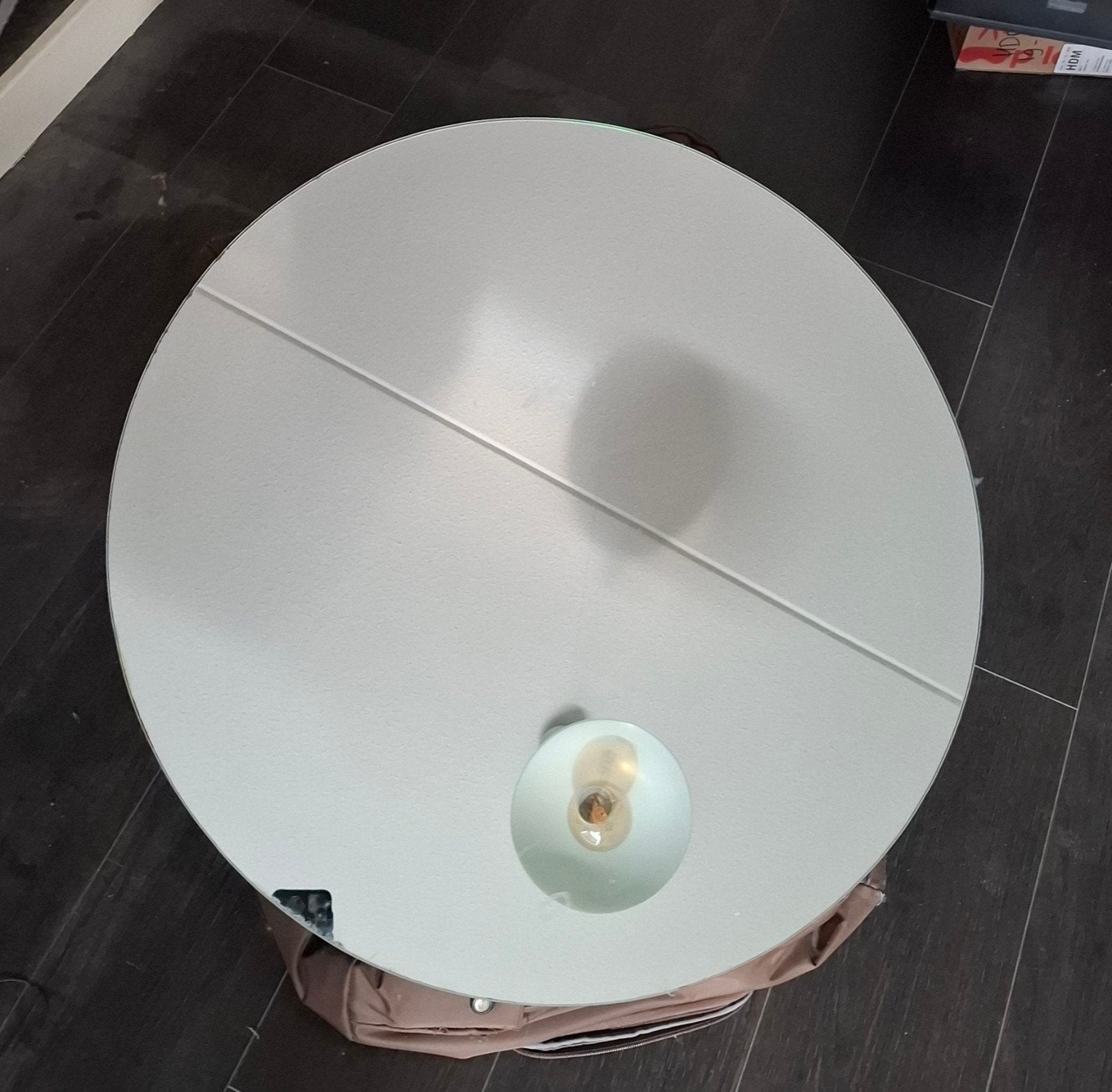 Wasbak met ronde spiegel, Ophalen, Gebruikt