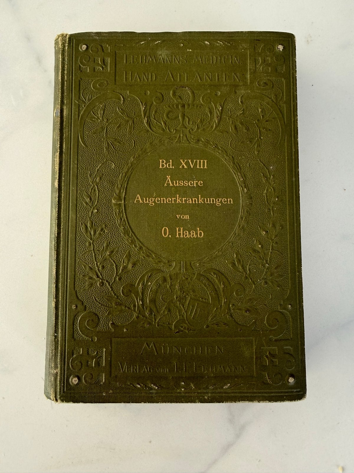 1899 Lehmann's Medic. Handatlanten: Oogziekten door O. Haab, Verzenden